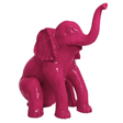 Statue Elephant Animaux Resine - 140cm - Rose Fushia - ANIMAUX-RESINE.FR