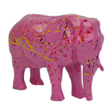 Statue Elephant Animaux Resine - 30cm - Graffiti Rose - ANIMAUX-RESINE.FR (8905003303252)