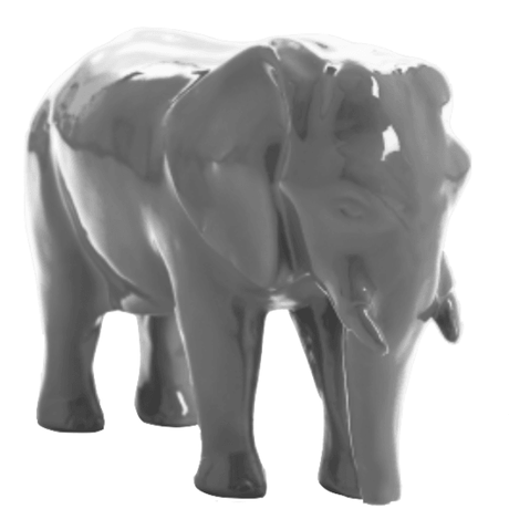 Statue Elephant Animaux Resine - 30cm - Gris - ANIMAUX-RESINE.FR (8905000452436)