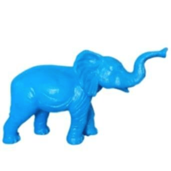 Statue Elephant Animaux Resine - 410cm - Bleu Ciel - ANIMAUX-RESINE.FR (8905001926996)