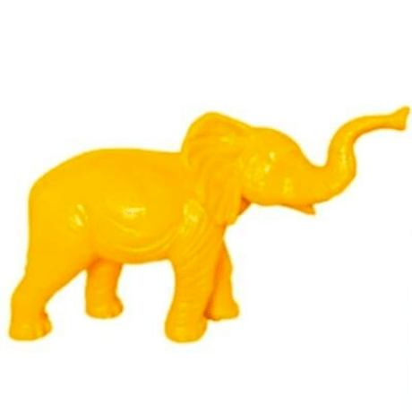 Statue Elephant Animaux Resine - 410cm - Jaune - ANIMAUX-RESINE.FR