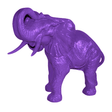 Statue Elephant Animaux Resine - 90cm - Violet - ANIMAUX-RESINE.FR (8905001566548)