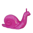 Statue Escargot Animaux Resine - 100cm - Rose Fushia - ANIMAUX-RESINE.FR