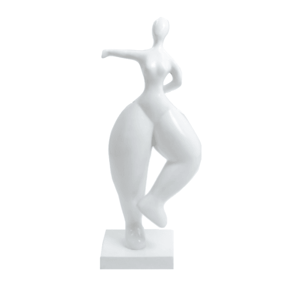 Statue Femme Nana Oeuvre Resine - 135cm - Blanc - ANIMAUX-RESINE.FR (8905236775252)