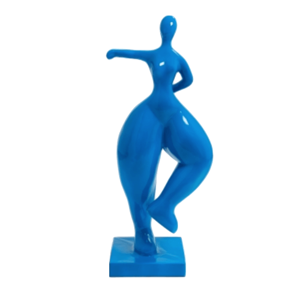 Statue Femme Nana Oeuvre Resine - 135cm - Bleu - ANIMAUX-RESINE.FR (8905236742484)