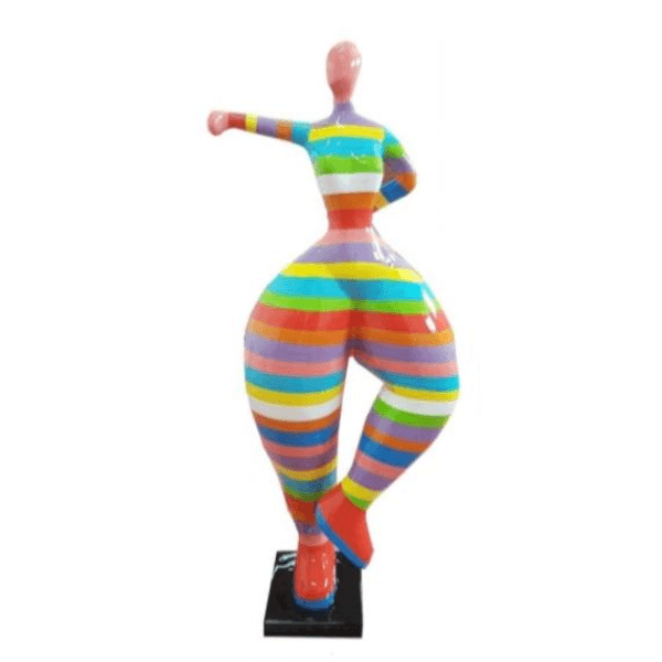 Statue Femme Nana Oeuvre Resine - 135cm - Candy - ANIMAUX-RESINE.FR