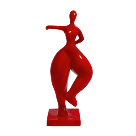 Statue Femme Nana Oeuvre Resine - 135cm - Rouge - ANIMAUX-RESINE.FR (8905236545876)