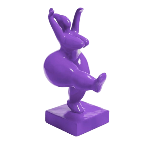 Statue Femme Nana Oeuvre Resine - 55cm - Violet - ANIMAUX-RESINE.FR (8905237168468)