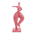 Statue Femme Nana Oeuvre Resine - 85cm - Rose Clair - ANIMAUX-RESINE.FR (8905241723220)