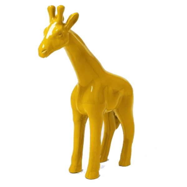 Statue Girafe Animaux Resine - 110cm - Jaune - ANIMAUX-RESINE.FR (8904947138900)