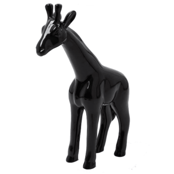 Statue Girafe Animaux Resine - 110cm - Noir - ANIMAUX-RESINE.FR (8904946352468)