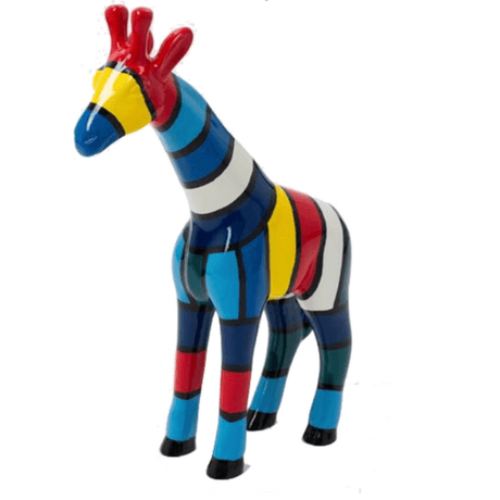 Statue Girafe Animaux Resine - 110cm - Schtroumpf - ANIMAUX-RESINE.FR