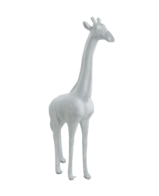 Statue Girafe Animaux Resine - 210cm - Blanc - ANIMAUX-RESINE.FR (8904953430356)