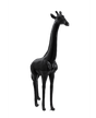 Statue Girafe Animaux Resine - 210cm - Noir - ANIMAUX-RESINE.FR