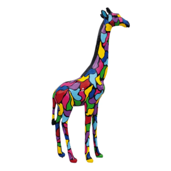 Statue Girafe Animaux Resine - 210cm - Smarties - ANIMAUX-RESINE.FR