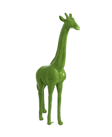 Statue Girafe Animaux Resine - 210cm - Vert Pomme - ANIMAUX-RESINE.FR (8904953200980)