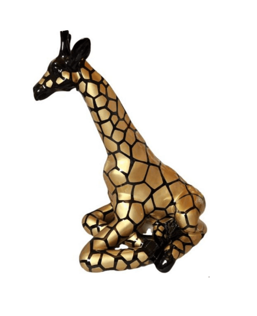 Statue Girafe Animaux Resine - 90cm - Doré - ANIMAUX-RESINE.FR (8904951628116)