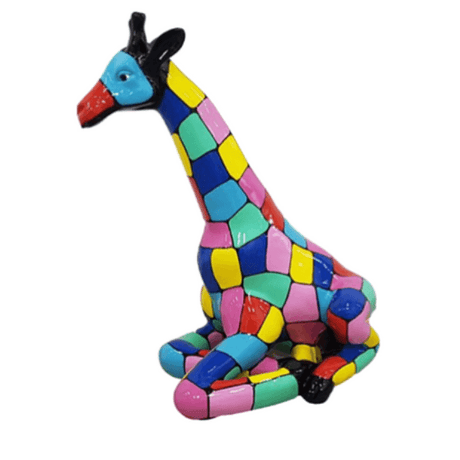 Statue Girafe Animaux Resine - 90cm - Dragibus - ANIMAUX-RESINE.FR