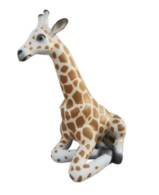 Statue Girafe Animaux Resine - 90cm - Naturel - ANIMAUX-RESINE.FR