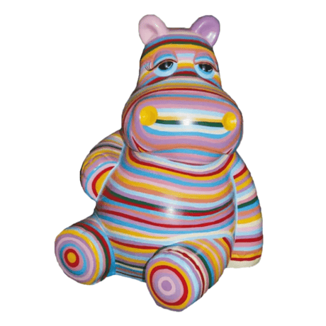 Statue Hippopotame Animaux Resine - 100cm - Candy - ANIMAUX-RESINE.FR (8905151545684)