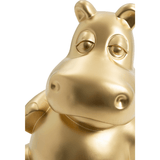 Statue Hippopotame Animaux Resine - 100cm - Doré - ANIMAUX-RESINE.FR (8905152004436)