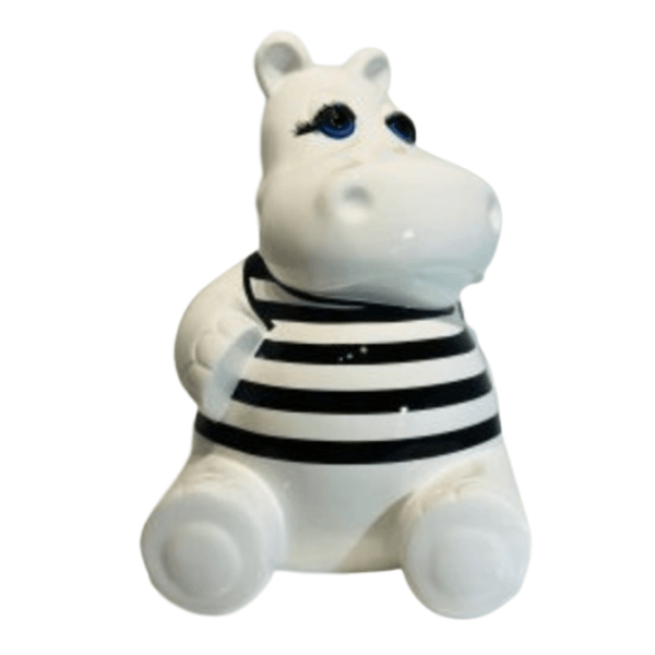 Statue Hippopotame Animaux Resine - 100cm - Marin Noir - ANIMAUX-RESINE.FR (8905152135508)