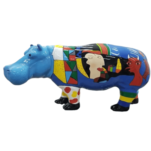 Statue Hippopotame Animaux Resine - 180cm - Picasso - ANIMAUX-RESINE.FR (8905150169428)