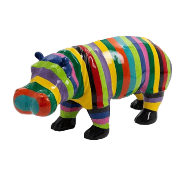 Statue Hippopotame Animaux Resine - 95cm - Berlingot - ANIMAUX-RESINE.FR (8905151283540)