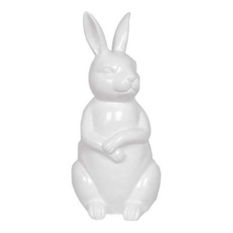 Statue Lapin Animaux Resine - 35cm - Blanc - ANIMAUX-RESINE.FR (8905169142100)