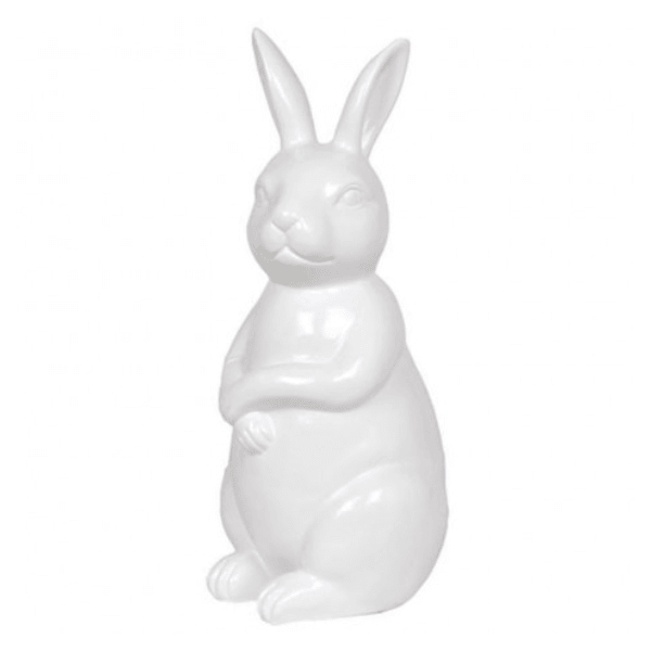 Statue Lapin Animaux Resine - 35cm - Blanc - ANIMAUX-RESINE.FR (8905169142100)