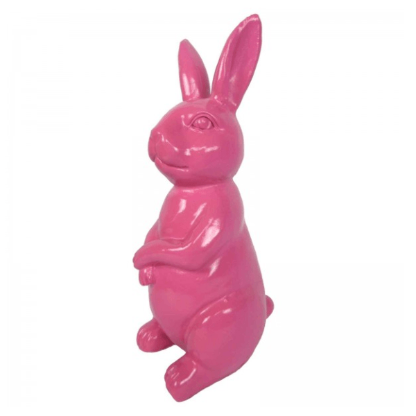 Statue Lapin Animaux Resine - 35cm - Rose Fushia - ANIMAUX-RESINE.FR (8905168978260)