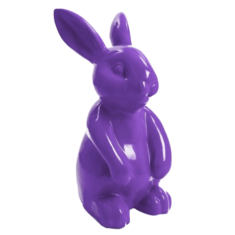 Statue Lapin Animaux Resine - 60cm - Violet - ANIMAUX-RESINE.FR (8905168716116)