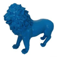 Statue Lion Animaux Resine - 100cm - Bleu - ANIMAUX-RESINE.FR (8905216721236)