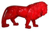 Statue Lion Animaux Resine - 190cm - Rouge - ANIMAUX-RESINE.FR (8905214853460)