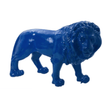 Statue Lion Animaux Resine - 35cm - Bleu Nuit - ANIMAUX-RESINE.FR (8905213083988)