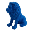 Statue Lion Animaux Resine - 65cm - Bleu - ANIMAUX-RESINE.FR (8905219572052)