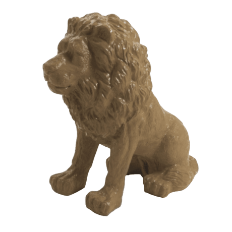 Statue Lion Animaux Resine - 65cm - Marron - ANIMAUX-RESINE.FR (8905213575508)