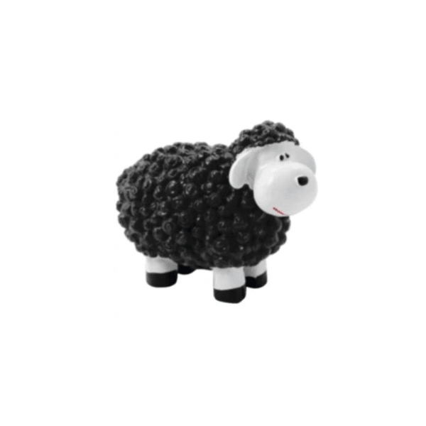 Statue Mouton Animaux Resine - 30cm - Noir - ANIMAUX-RESINE.FR (8905227665748)