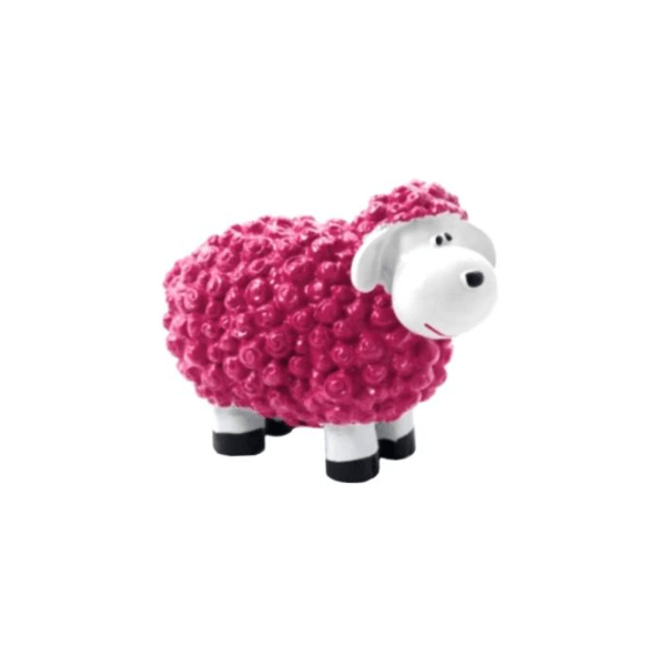 Statue Mouton Animaux Resine - 30cm - Rose Fushia - ANIMAUX-RESINE.FR (8905228026196)