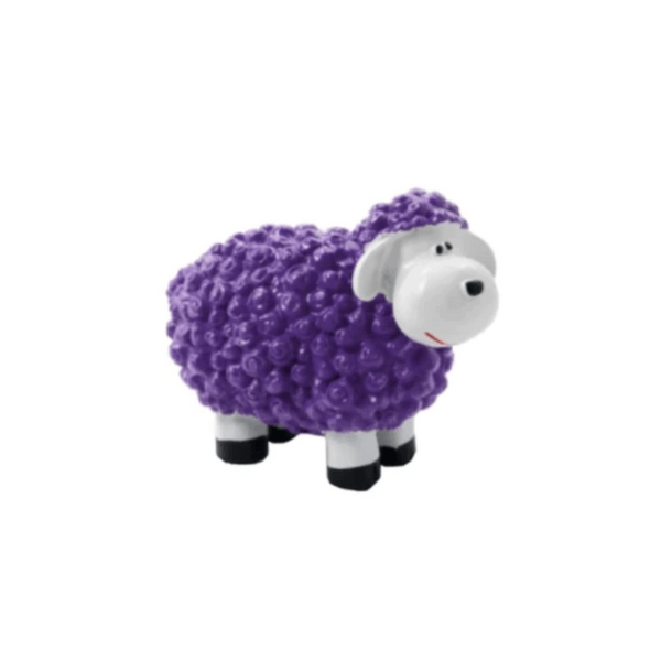 Statue Mouton Animaux Resine - 30cm - Violet - ANIMAUX-RESINE.FR