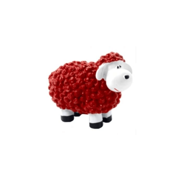 Statue Mouton Animaux Resine - 40cm - Rouge - ANIMAUX-RESINE.FR (8905228583252)