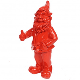 Statue Nain Oeuvre Resine - 30cm - Rouge - ANIMAUX-RESINE.FR (8905234219348)