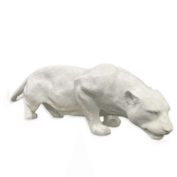 Statue Panthere Animaux Resine - 140cm - Blanc - ANIMAUX-RESINE.FR (8905432629588)