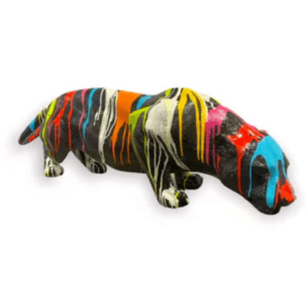 Statue Panthere Animaux Resine - 140cm - Multi Coulure Noir - ANIMAUX-RESINE.FR (8905433448788)