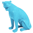 Statue Panthere Animaux Resine - 75cm - Bleu Ciel - ANIMAUX-RESINE.FR (8905434399060)