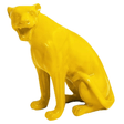 Statue Panthere Animaux Resine - 75cm - Jaune - ANIMAUX-RESINE.FR