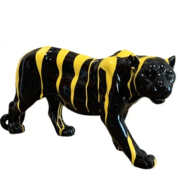 Statue Panthere Animaux Resine - 80cm - Coulure Jaune - ANIMAUX-RESINE.FR (8905428009300)