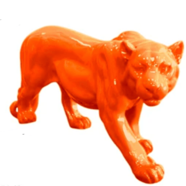 Statue Panthere Animaux Resine - 80cm - Orange - ANIMAUX-RESINE.FR (8905429713236)