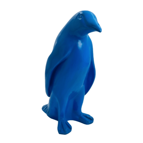 Statue Pingouin Animaux Resine - 120cm - Bleu - ANIMAUX-RESINE.FR (8905257255252)