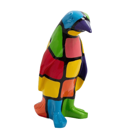 Statue Pingouin Animaux Resine - 120cm - Dragibus Multi - ANIMAUX-RESINE.FR